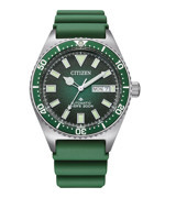 Citizen NY0121-09XE Takvimli Yeşil Çelik Kordon Analog Erkek Kol Saati
