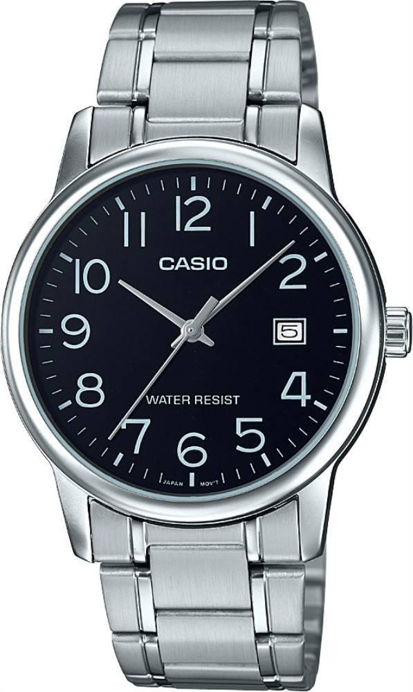 Casio MTP-V002D-1B Takvimli 37 mm Çelik Kordon Analog Kol Saati