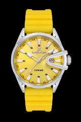 Daniel Klein DK.1.13673-3 Takvimli Sarı Silikon Kordon Analog Erkek Kol Saati