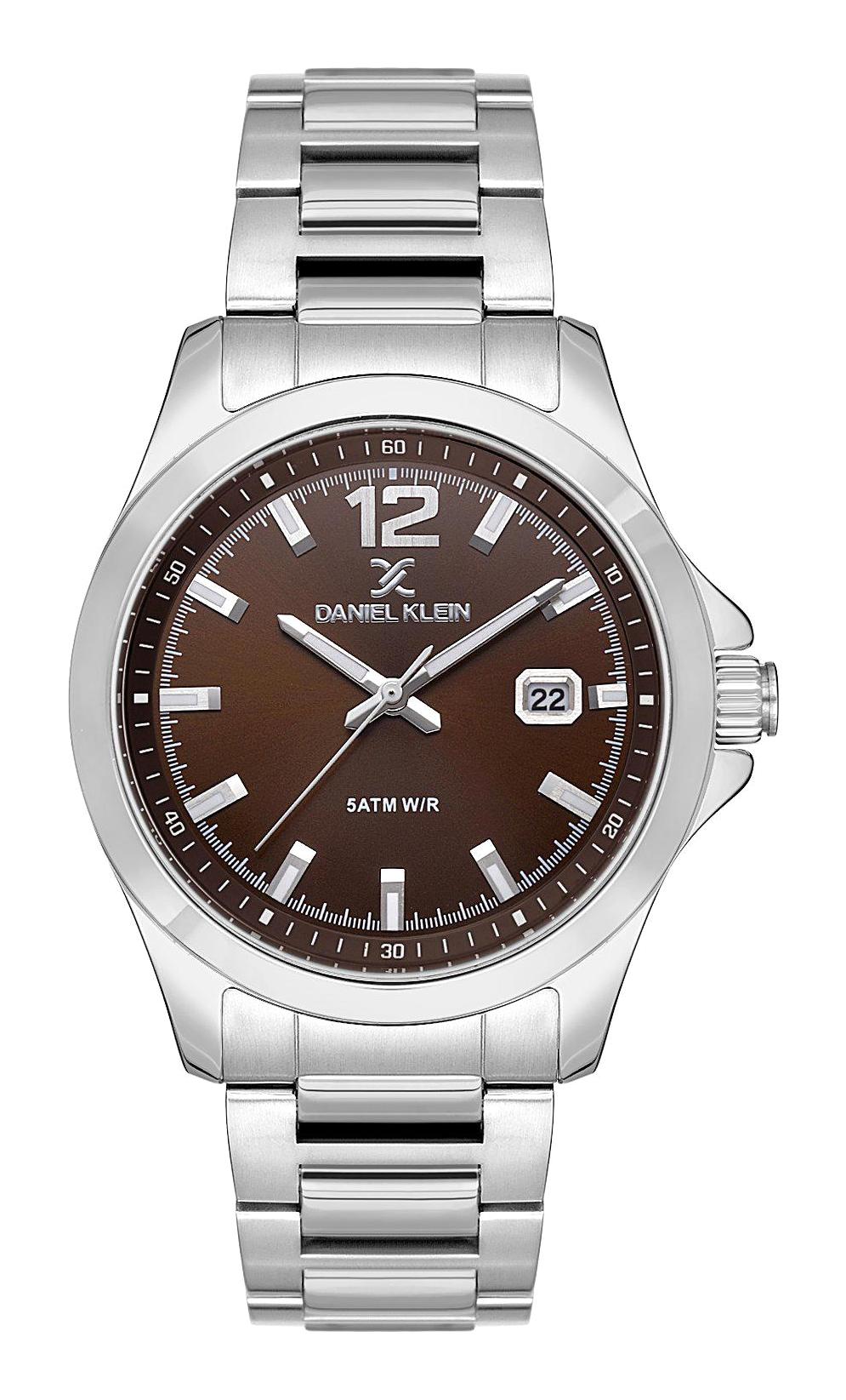Daniel Klein DK.1.13658-4 Takvimli 43 mm Çelik Kordon Analog Erkek Kol Saati