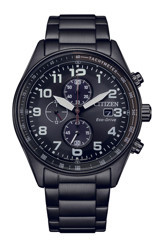 Citizen CA0775-79E Takvimli 43 mm Siyah Çelik Kordon Analog Erkek Kol Saati