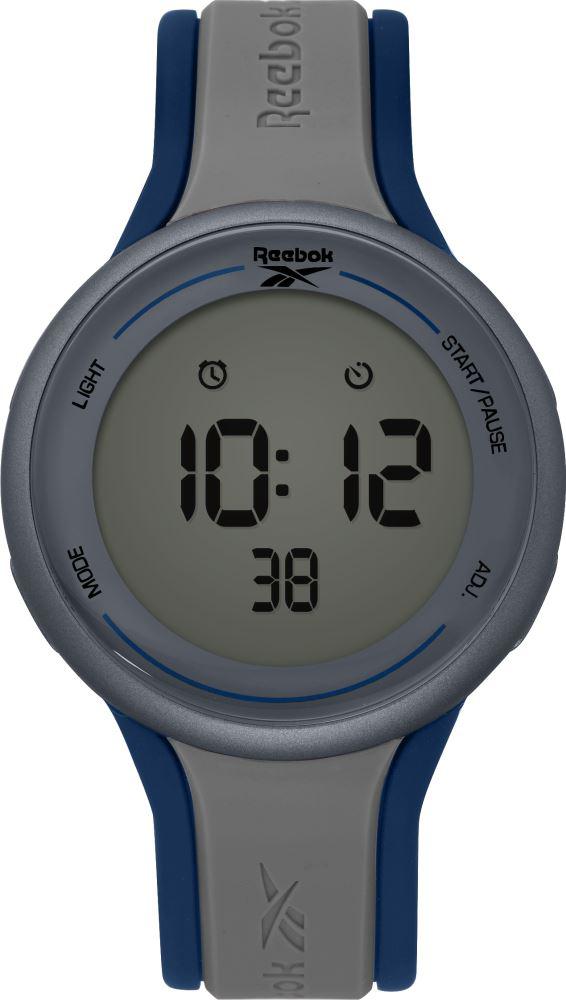 Reebok RV-ELG-G9-PSIS-WS 43 mm Gri-Mavi Plastik Kordon Analog Erkek Kol Saati
