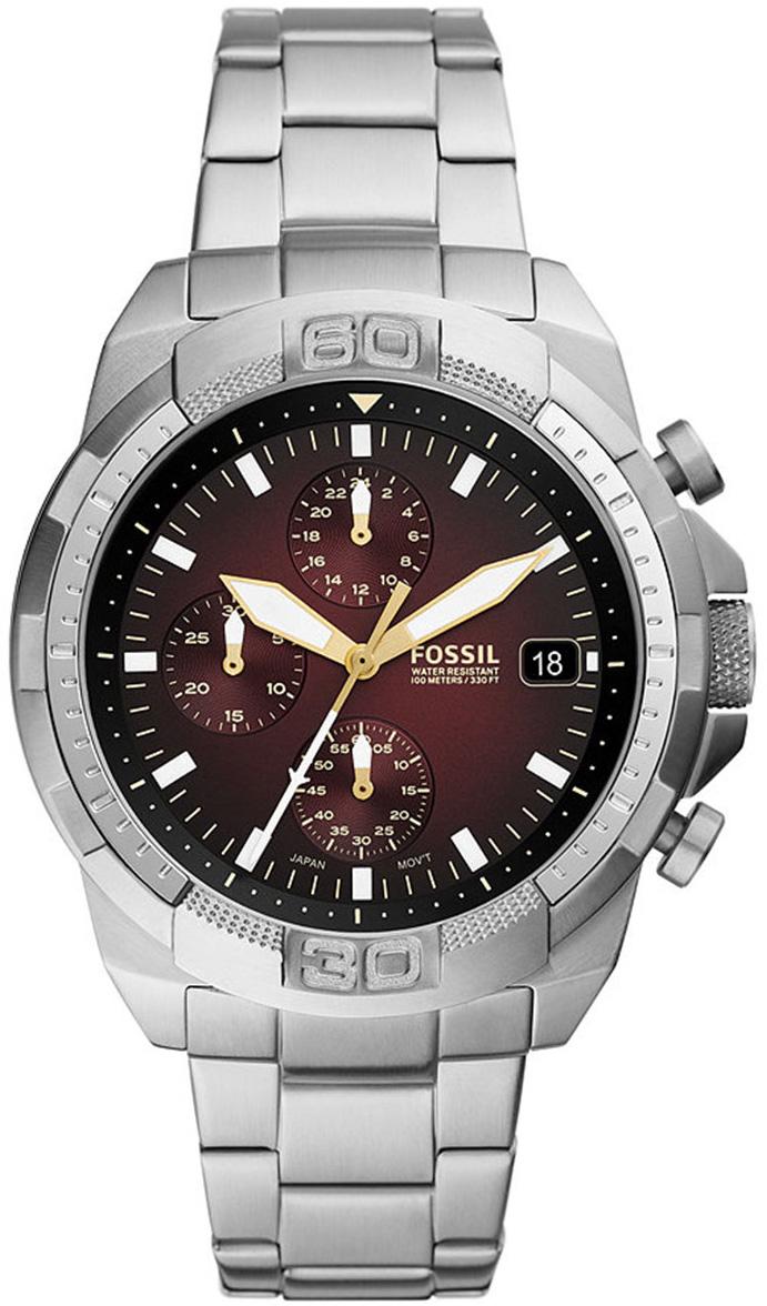 Fossil FFS5878 Takvimli 44 mm Çelik Kordon Analog Erkek Kol Saati