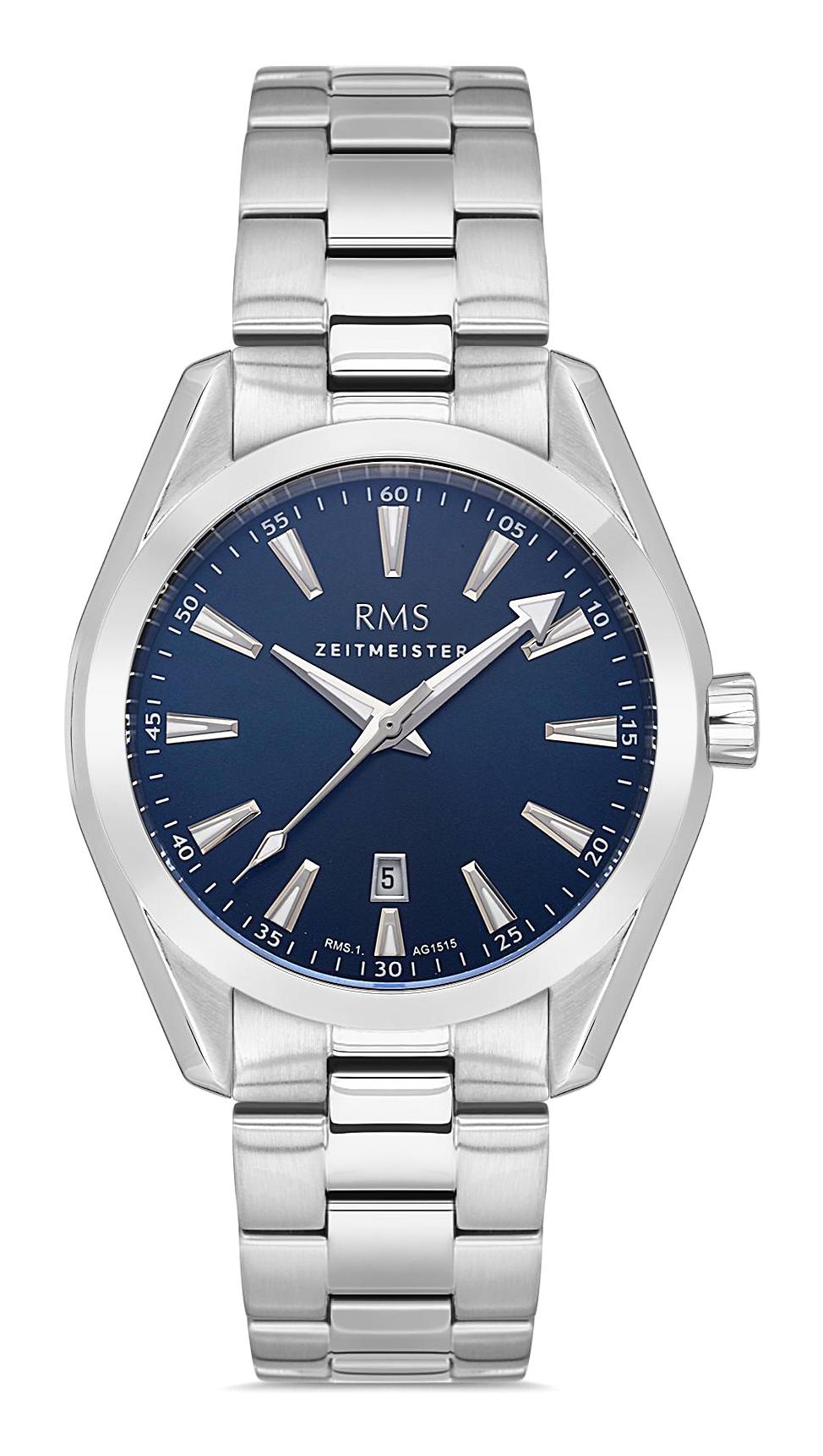Romanson RMS.1.AG1515.02 Takvimli 42 mm Çelik Kordon Analog Erkek Kol Saati