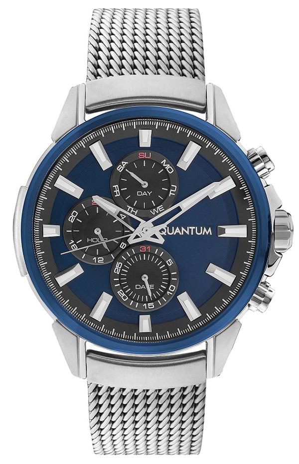Quantum PWG932.390 Takvimli 45 mm Çelik Kordon Analog Erkek Kol Saati