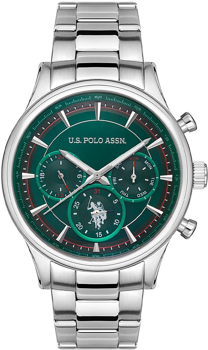 U.S. Polo Assn USPA1010-10 Takvimli 45 mm Çelik Kordon Analog Erkek Kol Saati