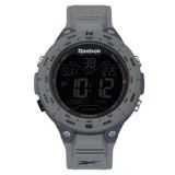Reebok RV-SLM-G9-PAPS-BS Takvimli 46 mm Gri Silikon Kordon Analog Kol Saati