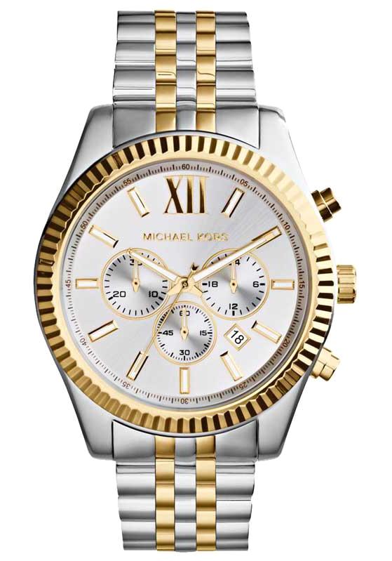 Michael Kors MK8344 Takvimli 44 mm Altın-Metal Kordon Analog Erkek Kol Saati