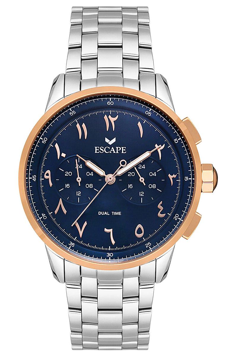 Escape ESCP103303 Takvimli 44 mm Çelik Kordon Analog Erkek Kol Saati