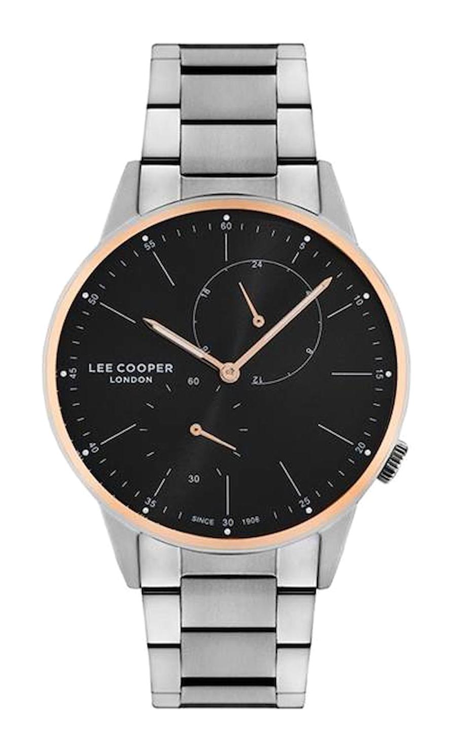 Lee Cooper LC07085.550 Takvimli 44 mm Çelik Kordon Analog Erkek Kol Saati