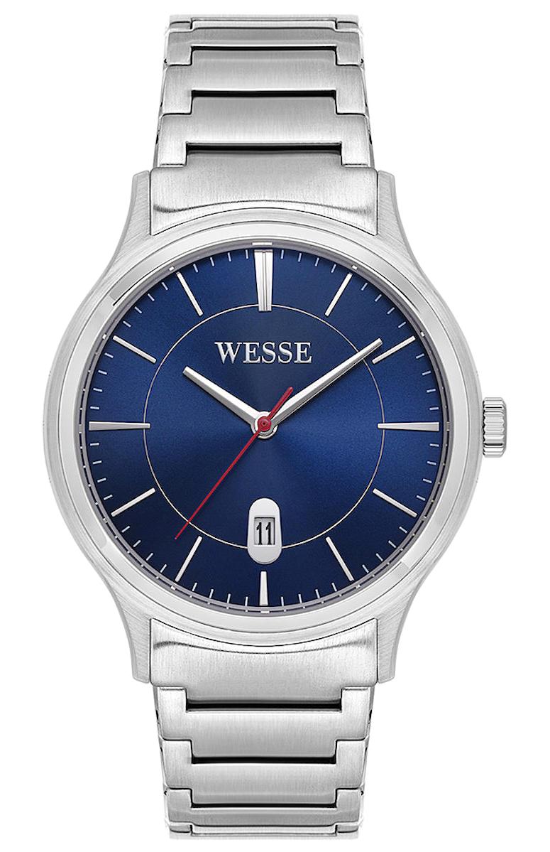 Wesse WWG209003 Takvimli 43 mm Çelik Kordon Analog Erkek Kol Saati