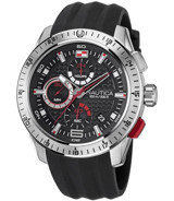 Nautica NAPNSF109 Takvimli 46 mm Siyah Silikon Kordon Analog Erkek Kol Saati