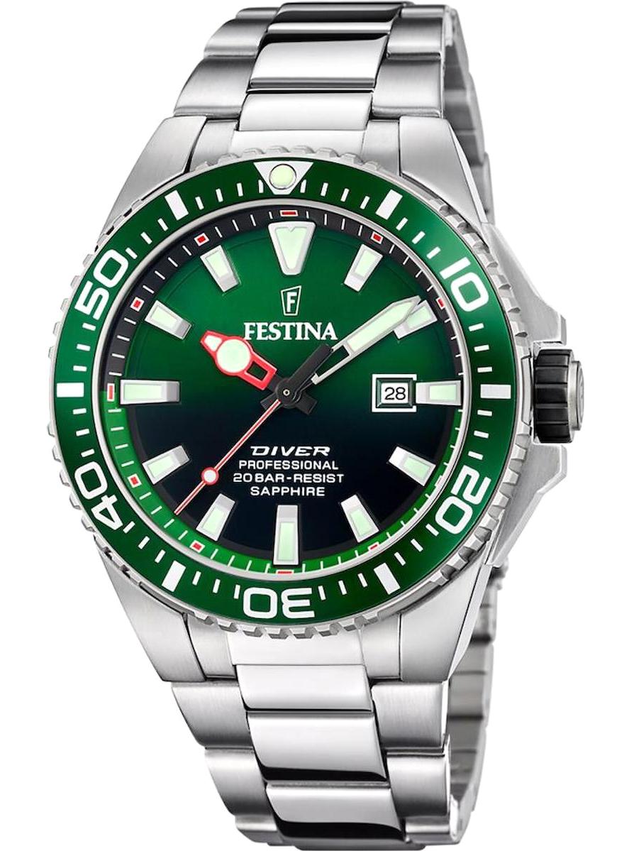Festina F20663/2 Takvimli 45 mm Çelik Kordon Analog Erkek Kol Saati