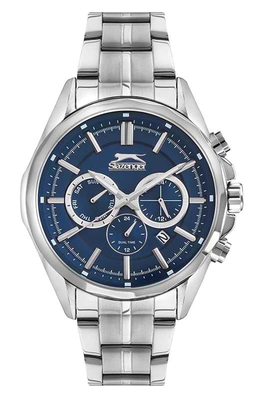 Slazenger SL.09.1898.2.03 Takvimli 44 mm Çelik Kordon Analog Erkek Kol Saati