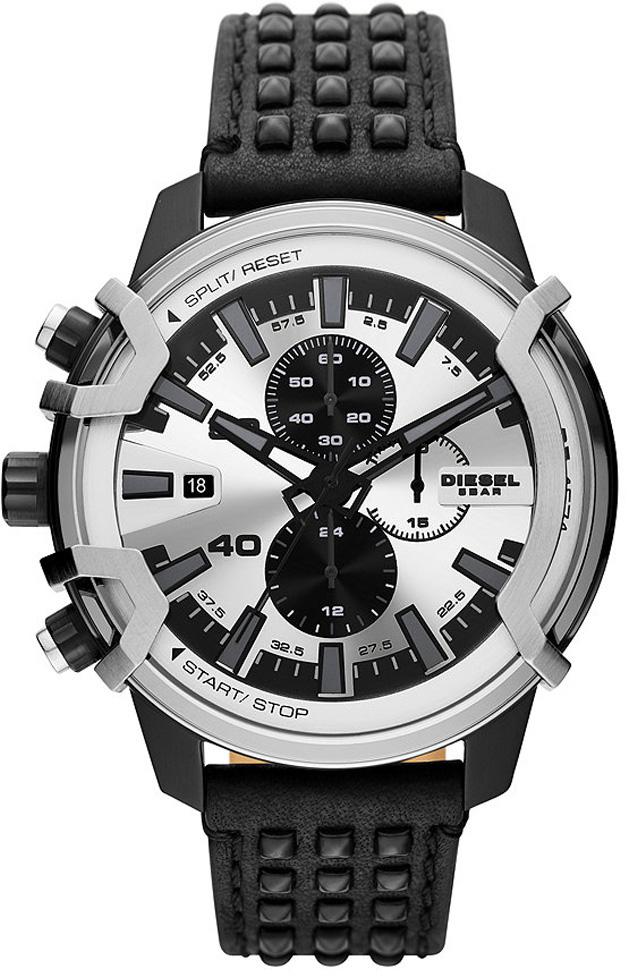 Diesel DZ4571 Takvimli 42 mm Altın Deri Kordon Analog Erkek Kol Saati