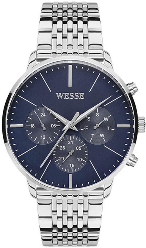 Wesse WWG401101SSA Pusulalı Takvimli 42 mm Çelik Kordon Analog Erkek Kol Saati