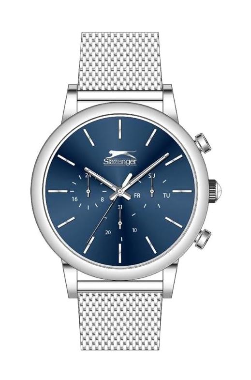 Slazenger SL.09.2029.2.02 Takvimli 46 mm Çelik Kordon Analog Erkek Kol Saati