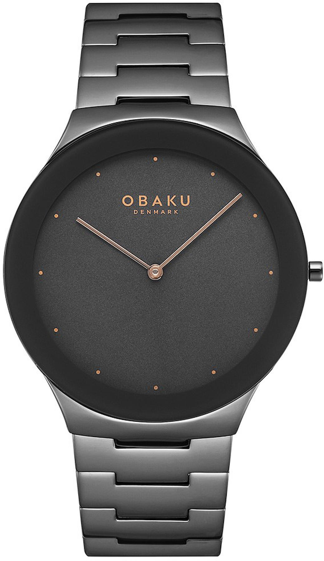 Obaku Denmark V290GXUUSU 42 mm Çelik Kordon Analog Kol Saati