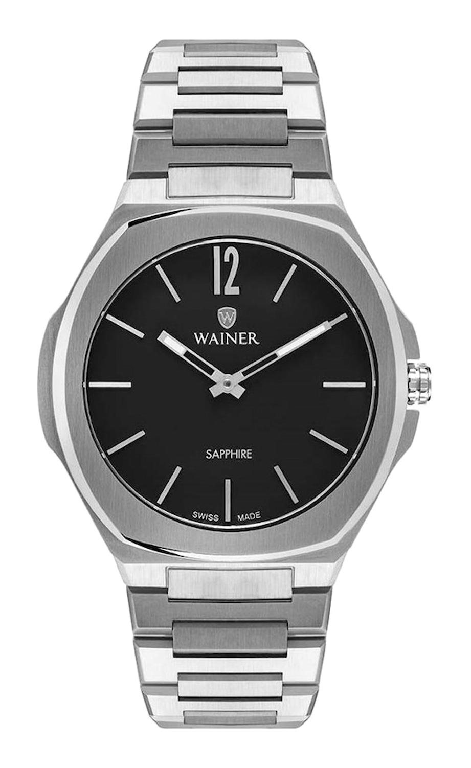 Wainer WA.10122-A 44 mm Çelik Kordon Analog Kol Saati