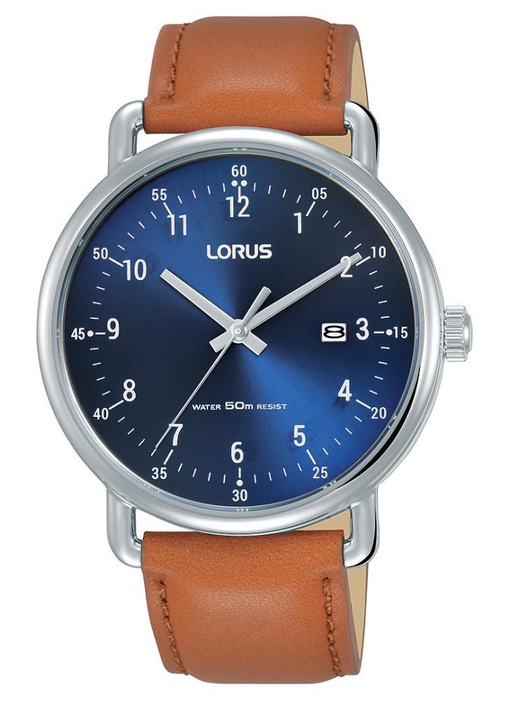 Lorus RH911KX9 Takvimli 40 mm Kahverengi Deri Kordon Analog Erkek Kol Saati