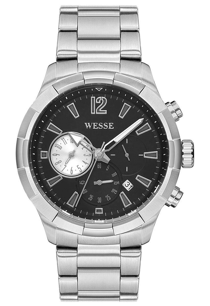 Wesse WWG800104SS Pusulalı Takvimli 45 mm Çelik Kordon Analog Erkek Kol Saati