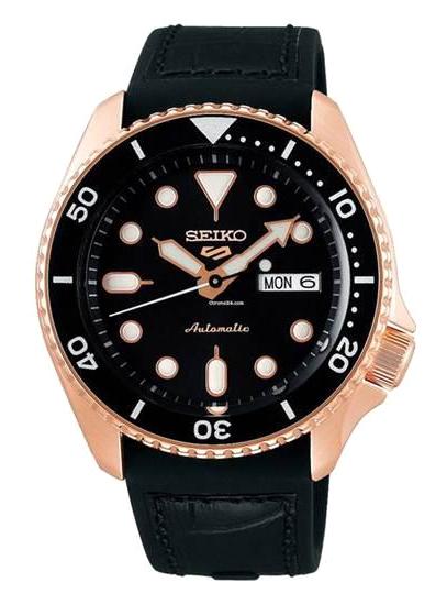 Seiko SRPD76K Takvimli 42 mm Siyah Deri Kordon Analog Erkek Kol Saati