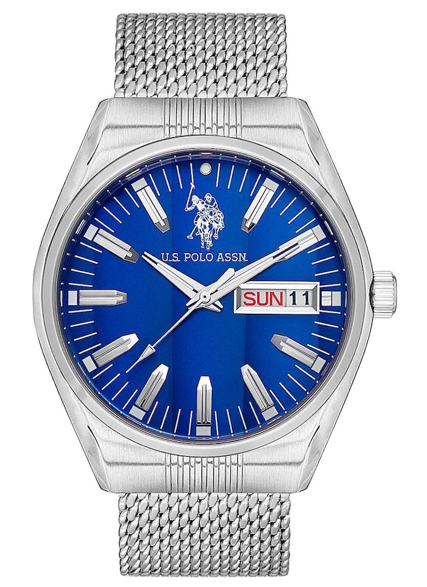 U.S. Polo Assn USPA1067-05 Takvimli 43 mm Çelik Kordon Analog Erkek Kol Saati