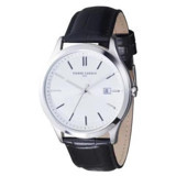 Pierre Cardin CQI.0000 Takvimli 42 mm Siyah Deri Kordon Analog Kol Saati