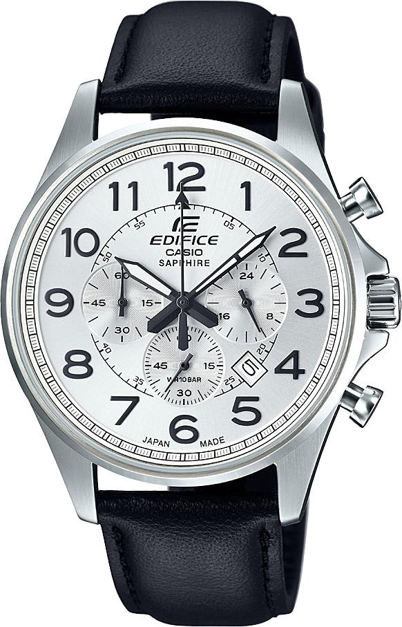 Casio EFB-508JL-7A Takvimli 42.1 mm Siyah Deri Kordon Analog Kol Saati