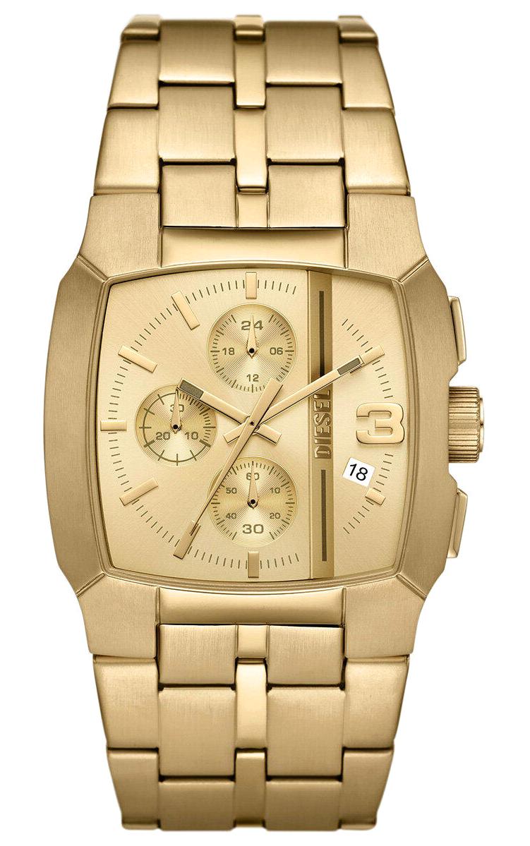 Diesel DZ4639 Takvimli 40 mm Altın Çelik Kordon Analog Erkek Kol Saati