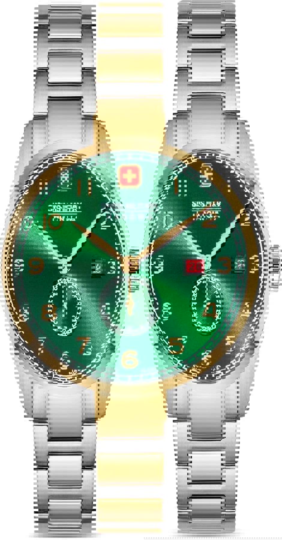 Swiss Military SMWGH0000760 Takvimli 44 mm Çelik Kordon Analog Erkek Kol Saati