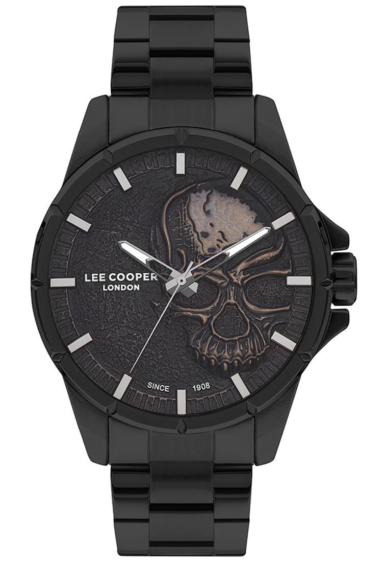 Lee Cooper LC07573.650 44 mm Siyah Çelik Kordon Analog Erkek Kol Saati