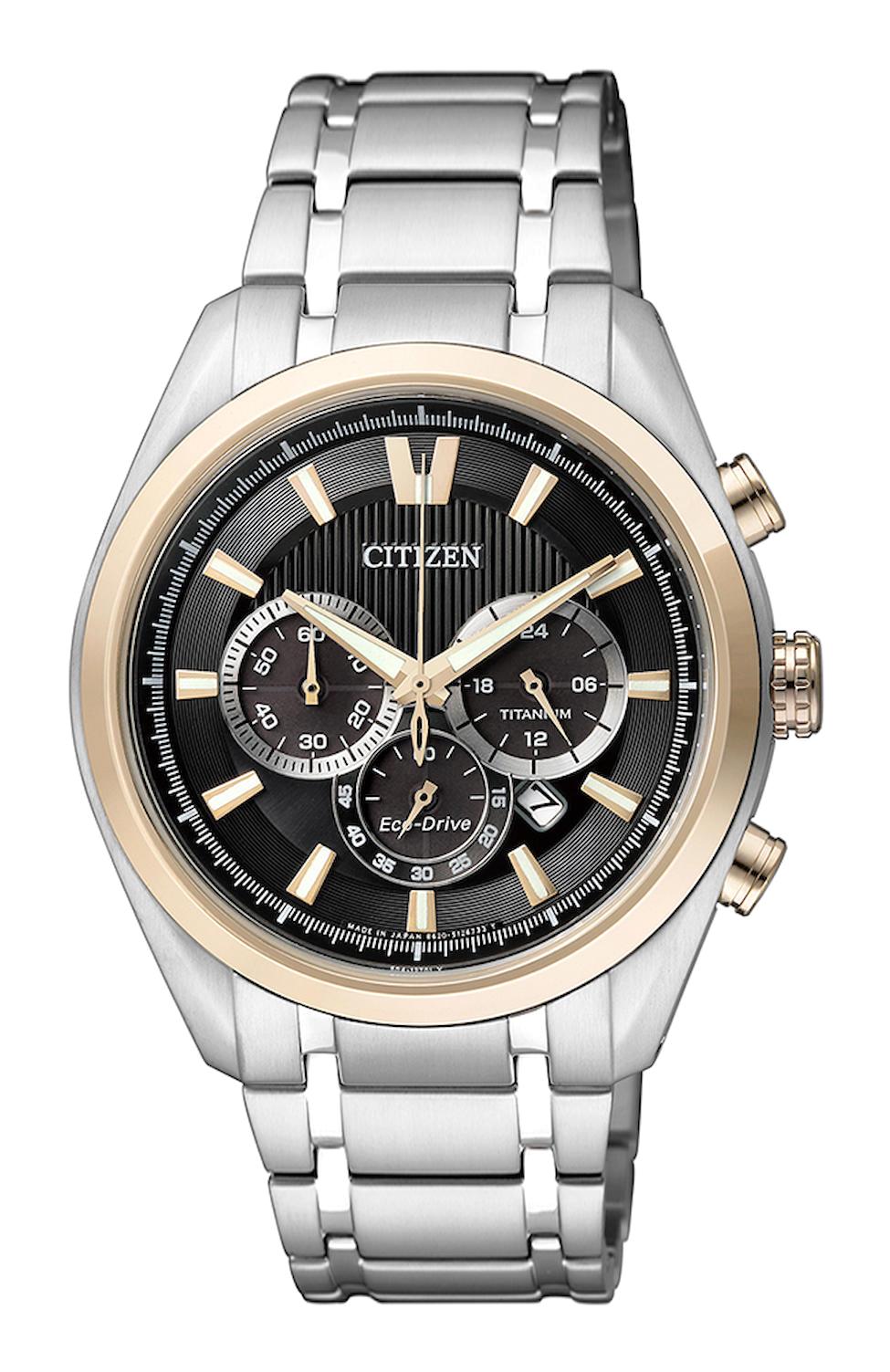 Citizen CA4014-57E Takvimli 43 mm Gri Titanyum Kordon Analog Erkek Kol Saati