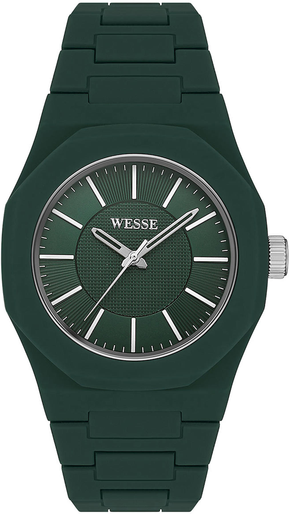Wesse WWG208502 41 mm Yeşil Plastik Kordon Analog Erkek Kol Saati