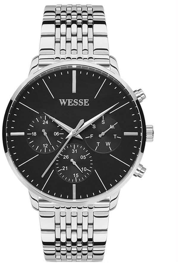 Wesse WWG401103SSA Takvimli 42 mm Çelik Kordon Analog Erkek Kol Saati