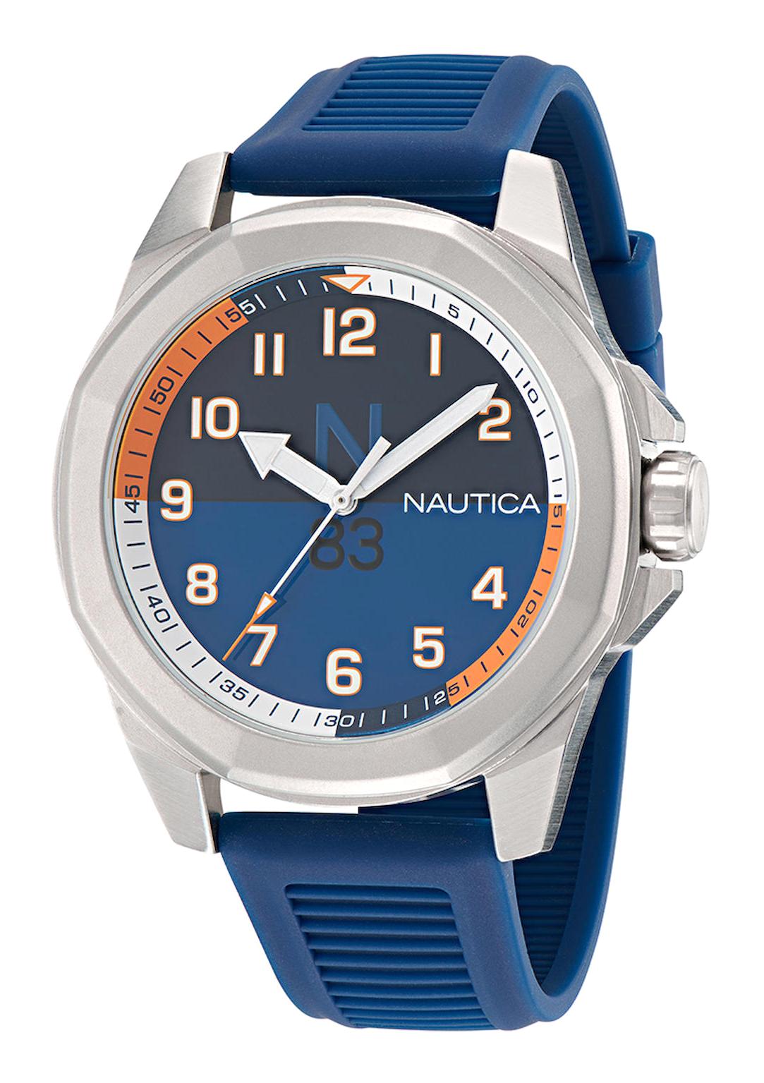 Nautica NAPTBS401 46-50 mm Lacivert Silikon Kordon Analog Erkek Kol Saati