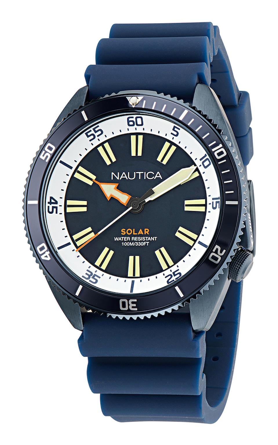 Nautica NAPNVS403 44 mm Lacivert Silikon Kordon Analog Erkek Kol Saati