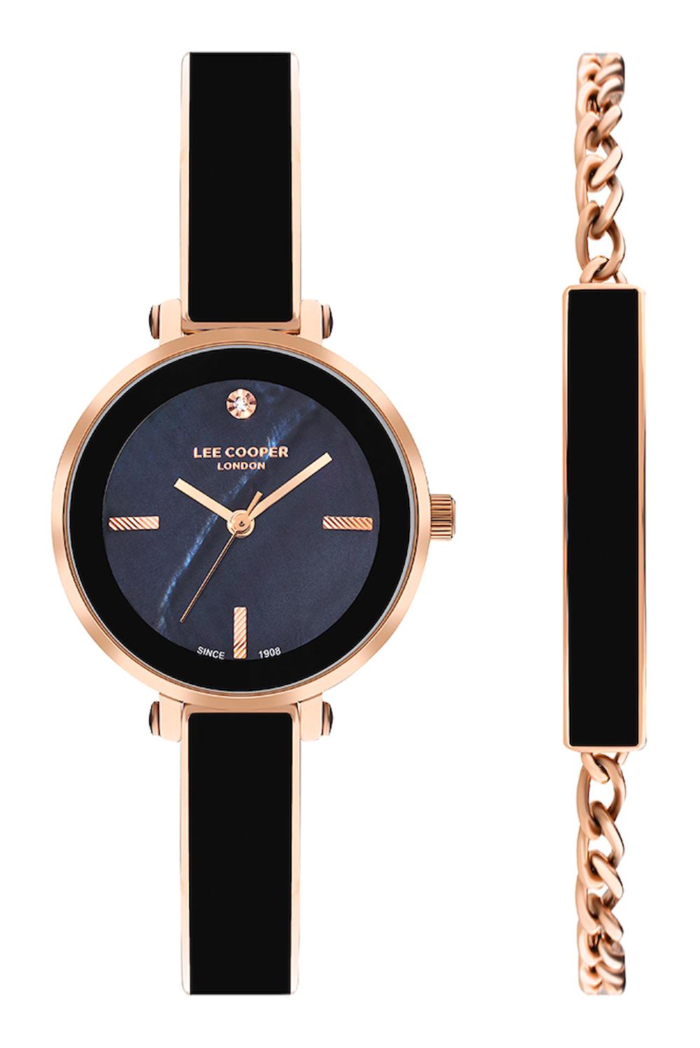 Lee Cooper LC07813.450 Plastik Kordon Analog Kadın Kol Saati