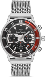 Sergio Tacchini ST.1.10188.1 Takvimli 42 mm Çelik Kordon Analog Kol Saati