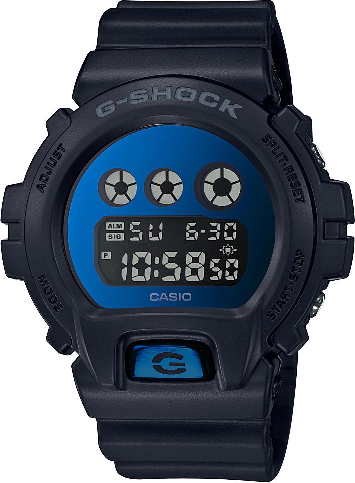 Casio DW-6900MMA-2DR Takvimli 50 mm Siyah Silikon Kordon Dijital Erkek Kol Saati