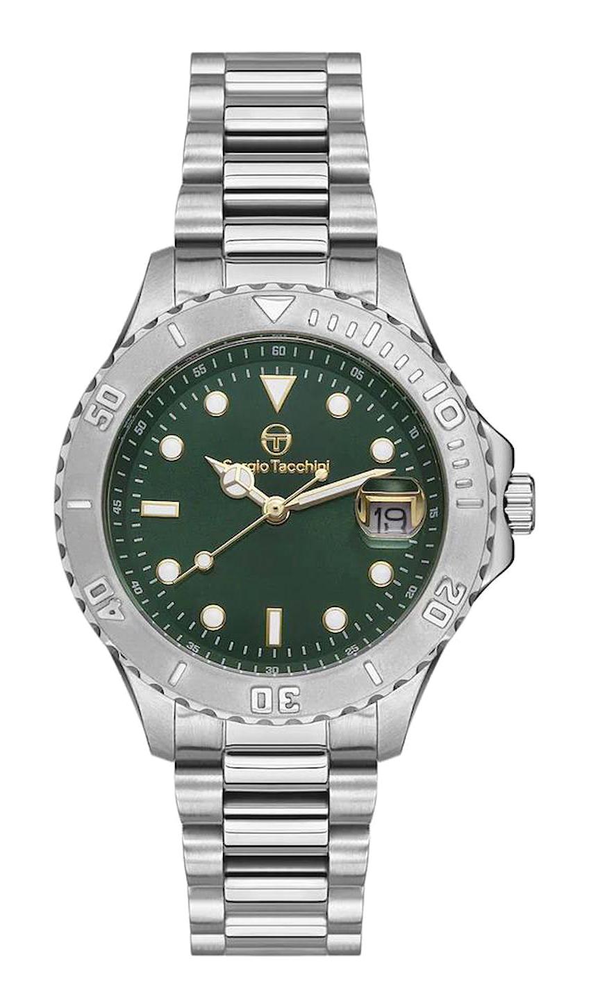 Sergio Tacchini ST.1.10348.3 Takvimli 38 mm Çelik Kordon Analog Erkek Kol Saati