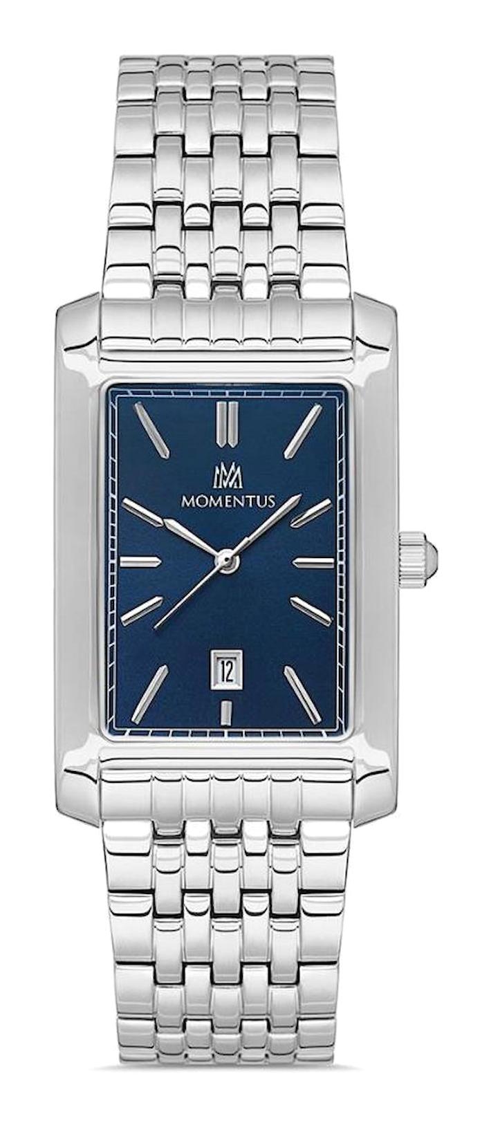 Momentus CM370S-11SS Takvimli 44 mm Çelik Kordon Analog Erkek Kol Saati