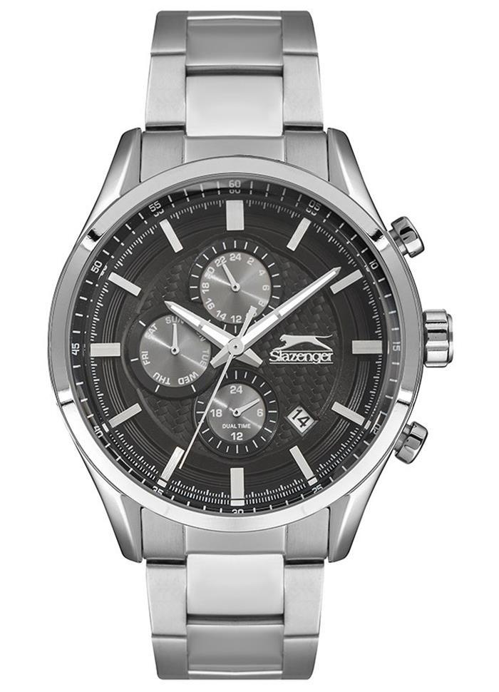 Slazenger SL.09.1936.2.01 Takvimli 43 mm Çelik Kordon Analog Erkek Kol Saati