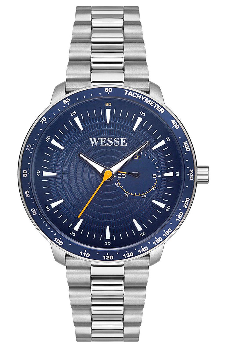 Wesse WWG207903 Pusulalı Takvimli 43 mm Çelik Kordon Analog Erkek Kol Saati