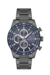 Daniel Klein DKE.1.10620.5 Takvimli 45 mm Füme Çelik Kordon Analog Kol Saati