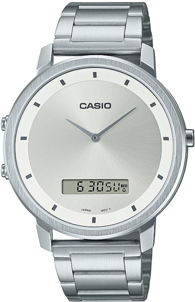 Casio MTP-B200D-7E Takvimli 41 mm Çelik Kordon Analog Kol Saati