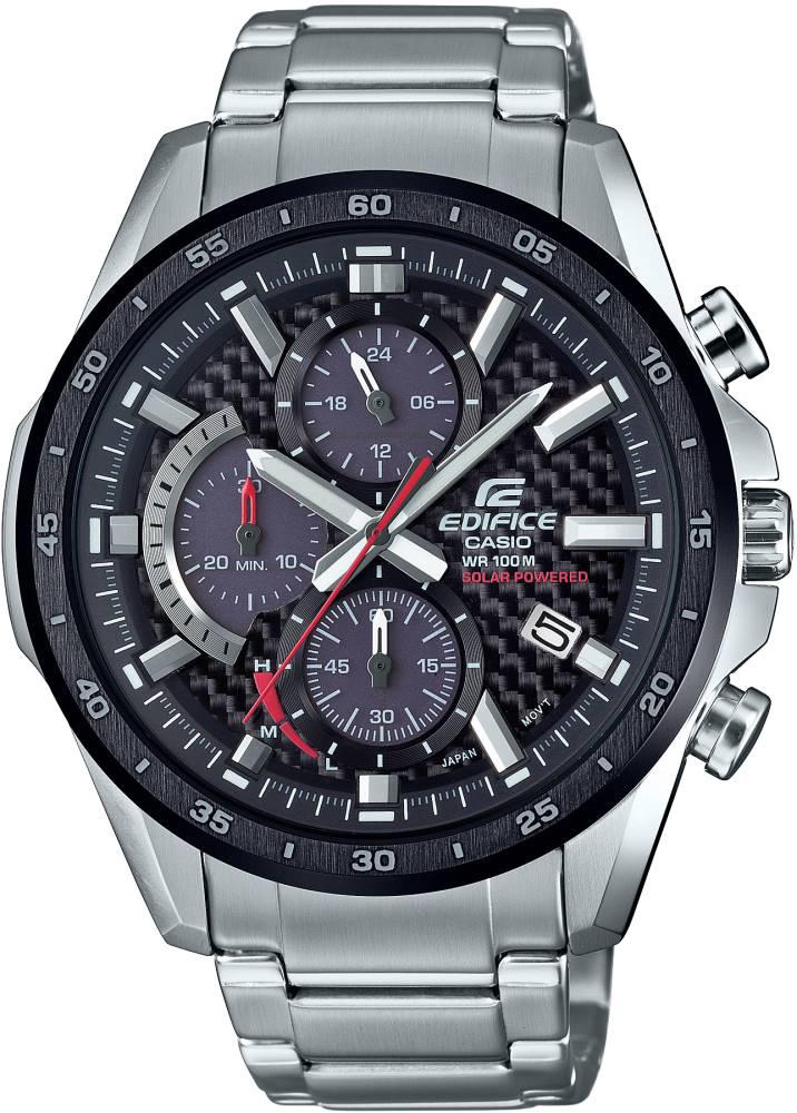 Casio EQS-900DB-1AVUDF Takvimli 47.6 mm Çelik Kordon Analog Kol Saati