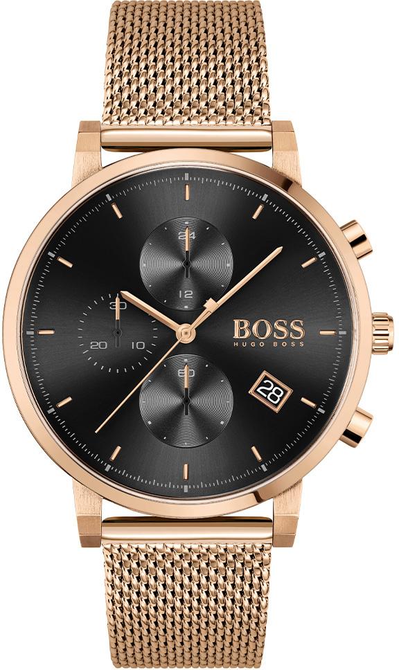 Hugo Boss HB1513808 Altın Metal Kordon Analog Erkek Kol Saati