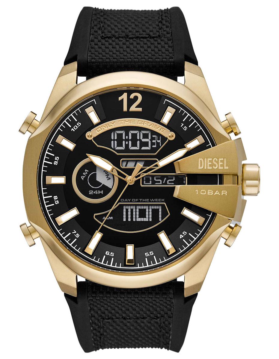 Diesel DZ4634 Takvimli 42 mm Siyah Silikon Kordon Analog Erkek Kol Saati