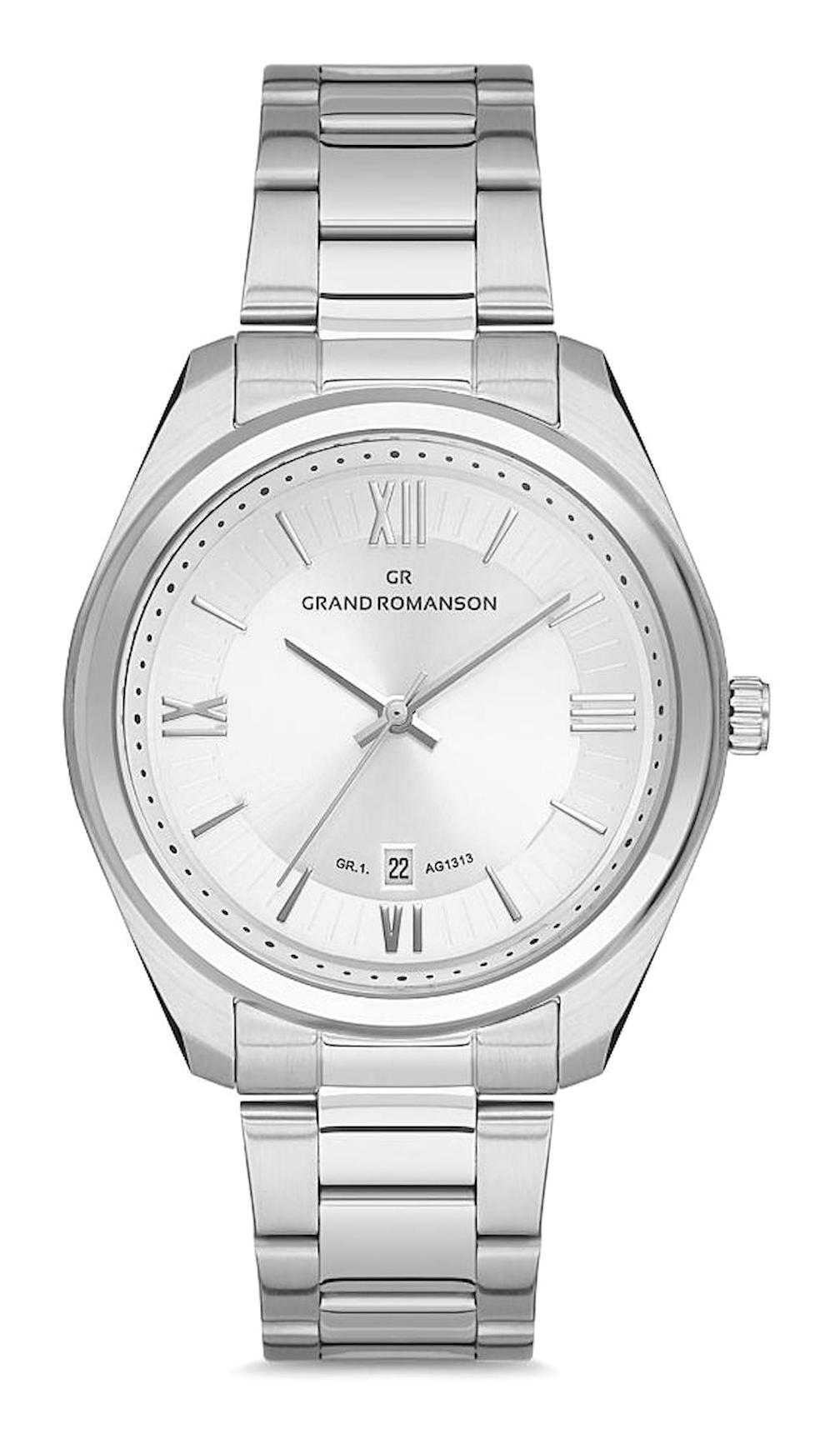 Grand Romanson GR.1.AG1313.10 Takvimli 42 mm Çelik Kordon Analog Erkek Kol Saati